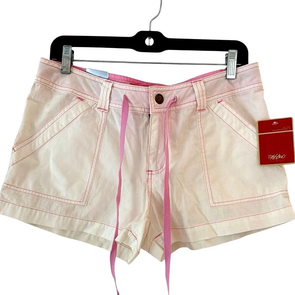 Missimo white and pink shorts szM